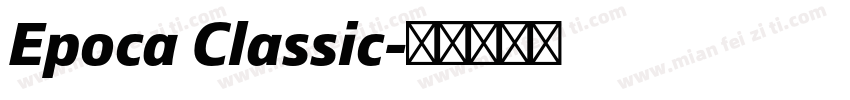 Epoca Classic字体转换